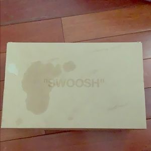 Off white and Nike shoe box